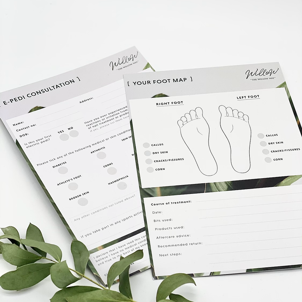 E-pedi Consultation Cards x20 (6201986023611)