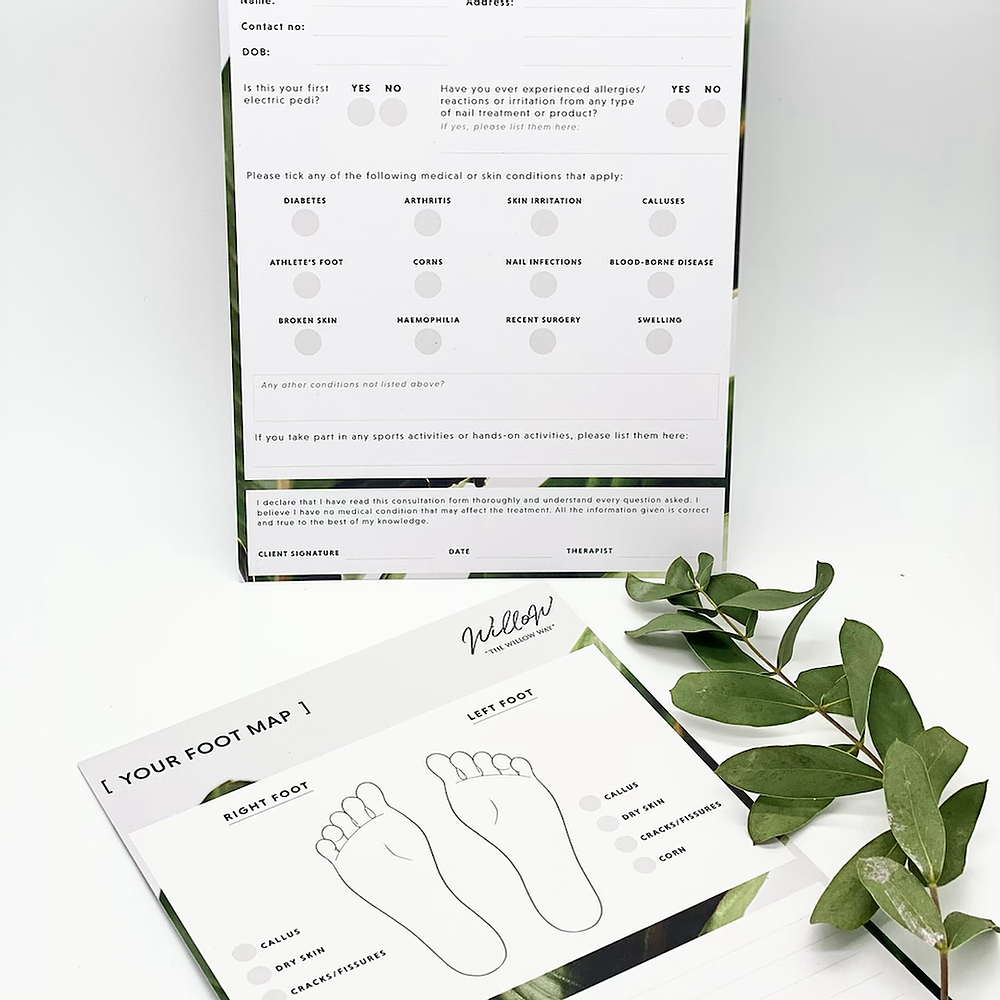 E-pedi Consultation Cards x20 (6201986023611)